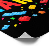 Master Builder bouwstenen blokken grappige moeder Poster (Hoek)