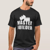 Master Builder Bouwstenen Bricks Engineer Con T-shirt (Voorkant)