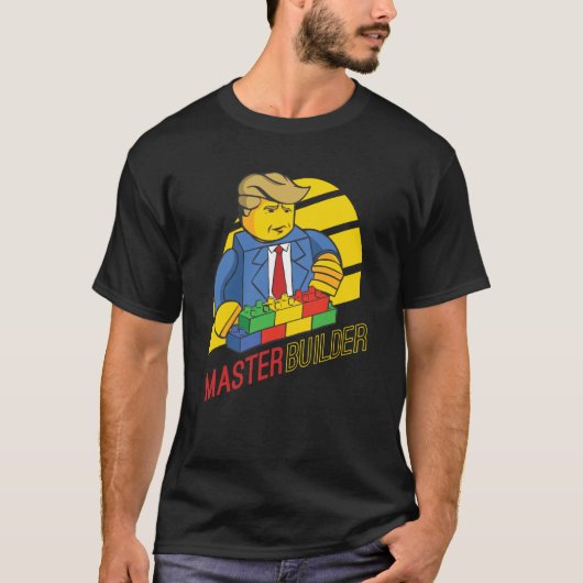 Master Builder Bouwstenen Mannen Vrouwen Jeugd 7 T-shirt (Voorkant)