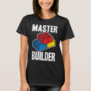 Master Builder Building Blocks Mannen T-shirt