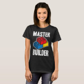 Master Builder Building Blocks Mannen T-shirt (Voorkant volledig)