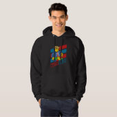 Master Builder Building Blocks Men Women Youth  9 Hoodie (Voorkant volledig)