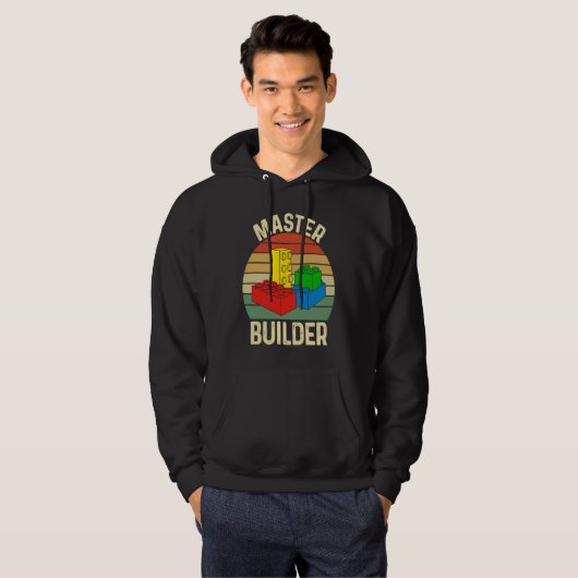 Master Builder  Building Blocks Toys Hoodie (Voorkant volledig)