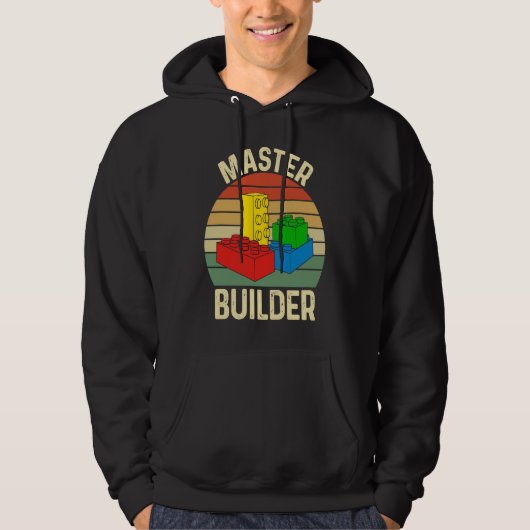 Master Builder  Building Blocks Toys Hoodie (Voorkant)