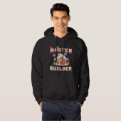 Master Builder Gingerbrood House Construction Deco Hoodie (Voorkant volledig)