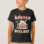 Master Builder Gingerbrood House Construction Deco T-shirt (Voorkant)