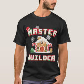 Master Builder Gingerbrood House Construction Deco T-shirt (Voorkant)