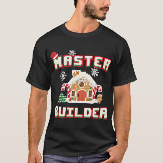 Master Builder Gingerbrood House Construction Deco T-shirt