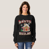 Master Builder Gingerbrood House Construction Deco Trui (Voorkant volledig)