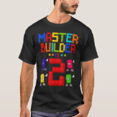 Master Builder is 2 jaar oud gebouw 2e verjaardag T-shirt (Voorkant)