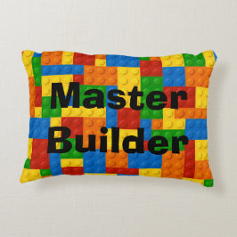 Master Builder Kinder blokken - Rechthoekig kussen