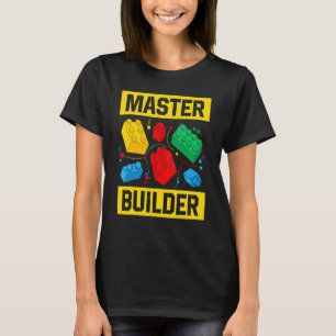 Master Builder Kinder bouwstenen Brick Speelgoed M T-shirt