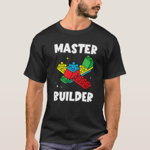 Master Builder Kinder bouwstenen Brick Speelgoed M T-shirt