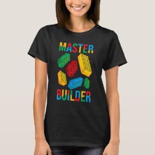 Master Builder Kinder bouwstenen Brick Speelgoed M T-shirt