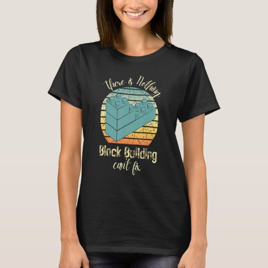 Master Builder Leuke Blokgebouw Vintage 2 T-shirt (Voorkant)