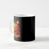 Master Builder Pumpkin Bricks Blokkeert Halloween Koffiemok (Voorkant links)