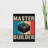 Master Builder Recto Boys Bouwstenen Set Speelgoed Kaart (Voorkant)