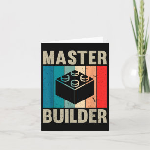 Master Builder Recto Boys Bouwstenen Set Speelgoed Kaart