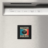 Master Builder Recto Jongens Bouwblokken Speelgoed Magneet (Insitu (Vaatwasser))