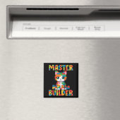 Master Builder Schattige Kat Baksteen Speelgoed Ki Magneet (Insitu (Vaatwasser))
