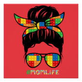 Master Builder-Shirt | Bouwsteenkop Perfect Poster (Voorkant)