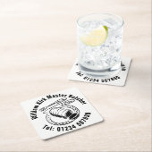 Master Butcher Beverage Coaster Kartonnen Onderzetters (Insitu)