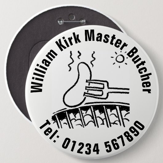Master Butcher Button (Voorkant /achterkant)
