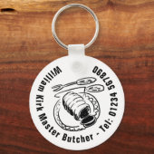 Master Butcher Sleutelhanger (Achterkant)
