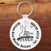 Master Butcher Sleutelhanger (Achterkant)