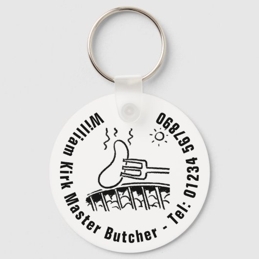 Master Butcher Sleutelhanger (Achterkant)