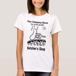Master Butcher, Vleesverkoop of Butcher's Shop. T-shirt