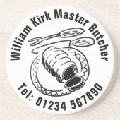 Master Butcher Zandsteen Onderzetter (Voorkant)