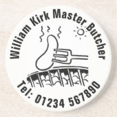 Master Butcher Zandsteen Onderzetter (Voorkant)