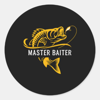 Master Byiter - Grappige Vissen Ronde Sticker