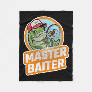 Master Byiter Vintage B Vist Funny Angler 1 Fleece Deken