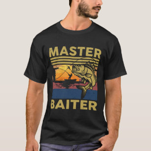 Master Byiter Vissen-shirt Funny Opa B Dad Gi T-shirt