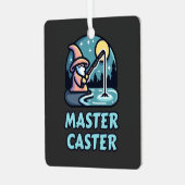 Master Caster Fantasy Gevist Metalen Ornament (Voorkant links)