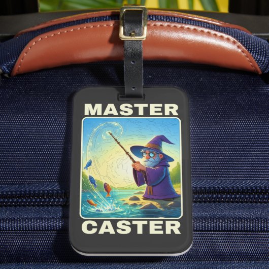 Master Caster - Wizard Magic Gevist Bagagelabel (Voorkant Insitu 2)