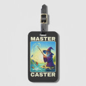 Master Caster - Wizard Magic Gevist Bagagelabel (Voorkant (verticaal))