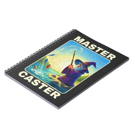 Master Caster - Wizard Magic Gevist Notitieboek (Linkerzijde)
