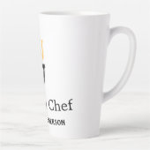 Master chef add name black pan yellow fire fume co latte mok (Rechts)