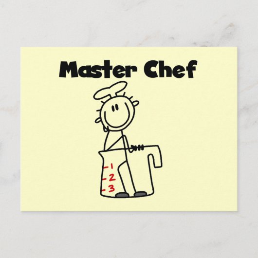Master Chef Briefkaart (Voorkant)