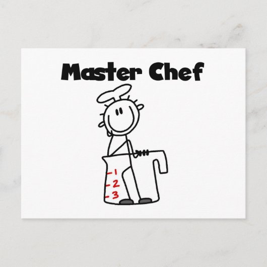 Master Chef Briefkaart (Voorkant)