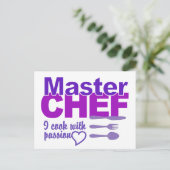 Master Chef-briefkaart Briefkaart (Staand voorkant)