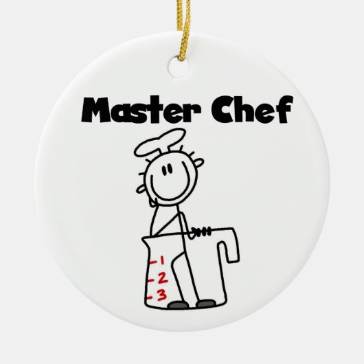 Master Chef Keramisch Ornament (Voorkant)