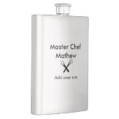 Master chef keuken bakkerij kok voeg tekst naam sn flacon (Rechts)