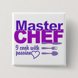 Master Chef-knop Vierkante Button 5,1 Cm