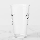 Master chef-kok keuken bakkerij kok voeg tekst naa glas (Links)