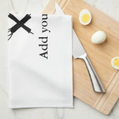 Master chef-kok keuken bakkerij kok voeg tekst naa theedoek (Quarter Fold)