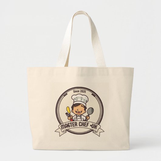 Master chef-kok Verenigd Koninkrijk Grote Tote Bag (Voorkant)